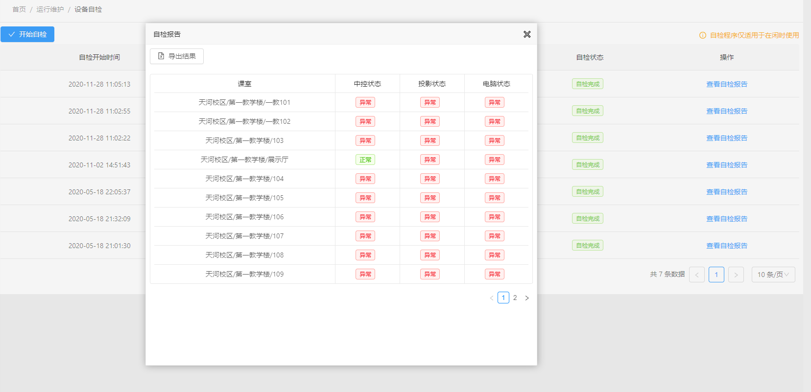 自检报告